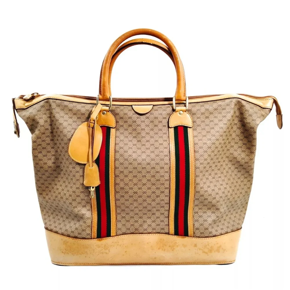 Authentic Gucci GG Sherry Large Travel